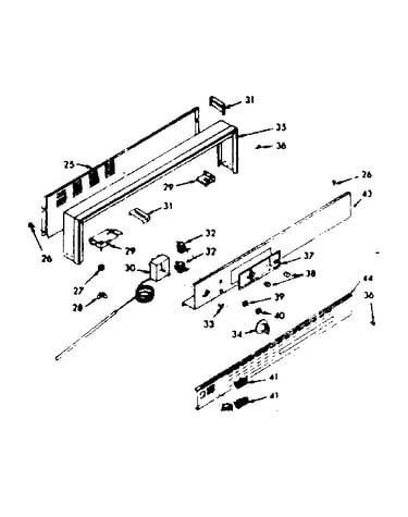 Backguard section