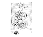 Kenmore 1037416860 oven & broiler doors & locking system diagram
