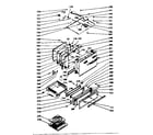 Kenmore 1037476800 oven & broiler doors & locking system diagram