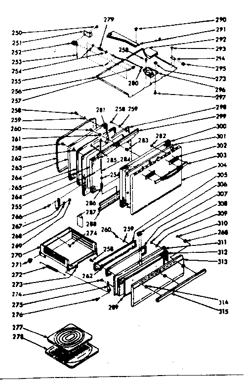 Oven & broiler doors & locking system
