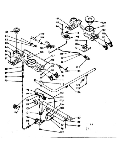 Burner section