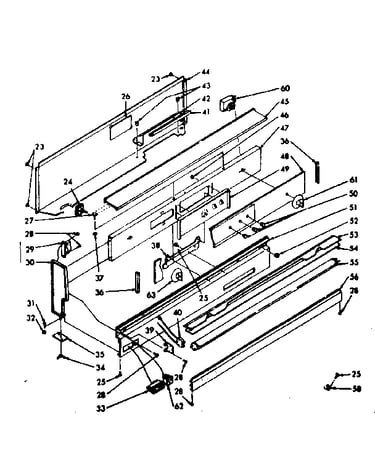 Backguard section