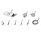Kenmore 1037486860 wire harness, fixture wire lead & components diagram