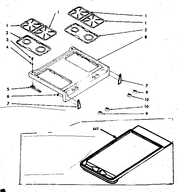 Main top section
