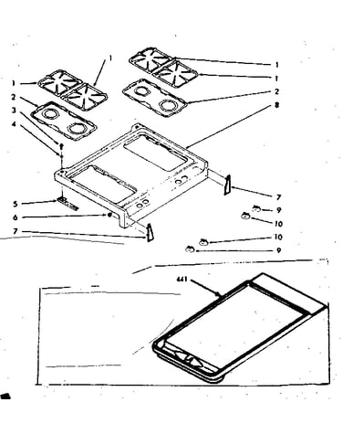 Main top section