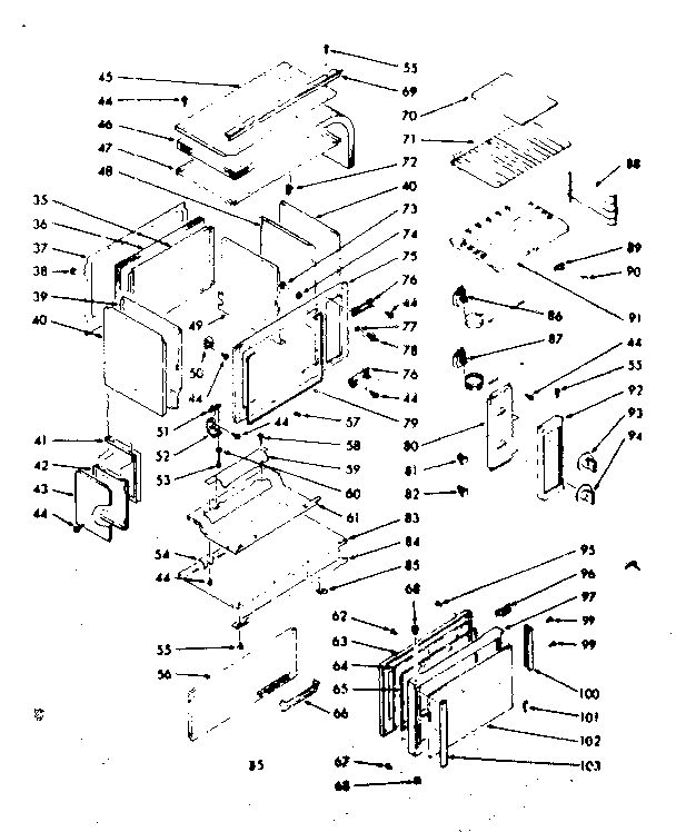 Upper body section