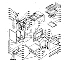 Kenmore 1037846800 lower body section diagram