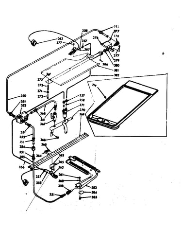 Upper & lower oven burner section
