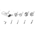 Kenmore 1037846861 wire harnesses and components diagram