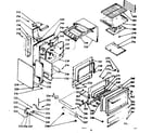 Kenmore 1037886900 lower oven section diagram