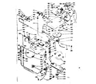 Kenmore 1037886900 upper and lower oven burner section diagram