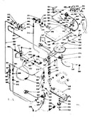 Upper and lower oven burner section