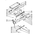 Kenmore 1037986840 control panel section diagram