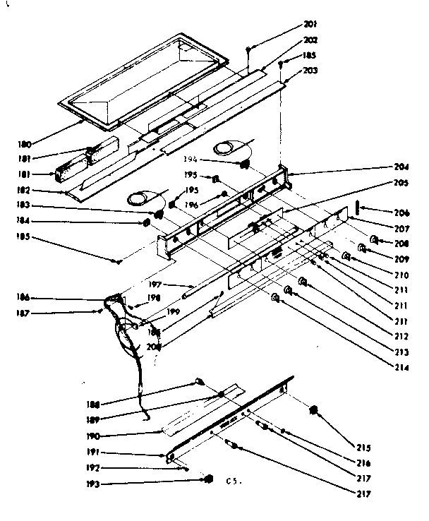 Control panel section
