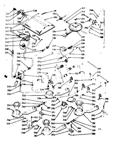 Burner section