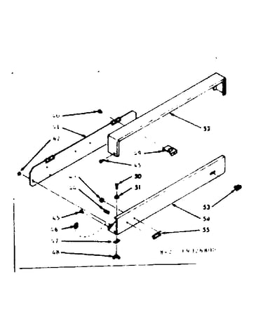 Backguard section