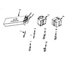Kenmore 1039336840 wire harness and components diagram