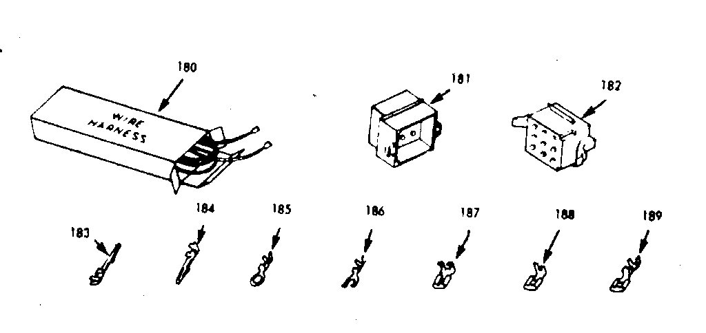 Wire harness and components
