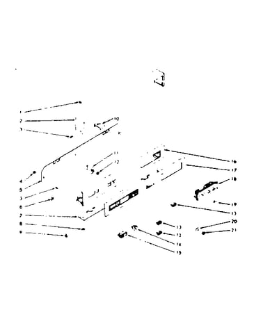 Backguard section
