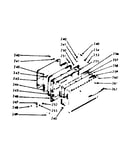 Oven door section