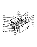 Oven door section
