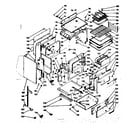 Kenmore 1039406800 oven section diagram