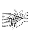 Oven door section