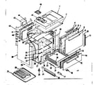 Kenmore 1196006860 body section diagram