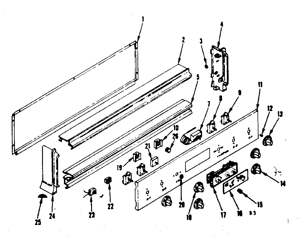 Backguard section