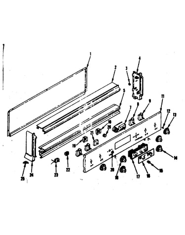 Backguard section