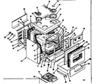 Kenmore 1199386801 body section diagram