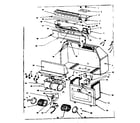 Kenmore 1555456721 range hood assembly diagram