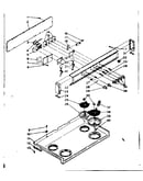 Backguard and cooktop assembly