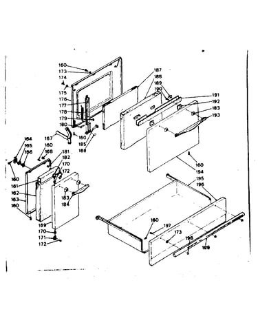 Doors and drawer
