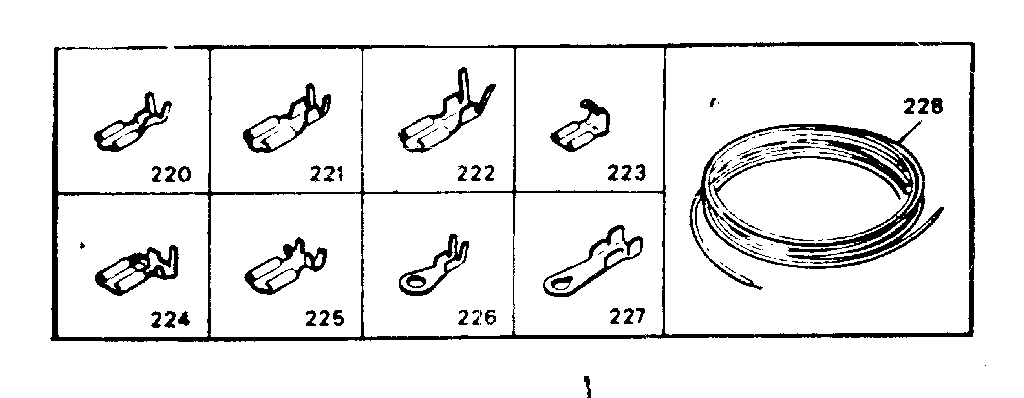 Wiring and wiring terminals