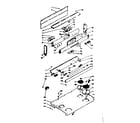 Kenmore 6289666800 backguard and cooktop assembly diagram