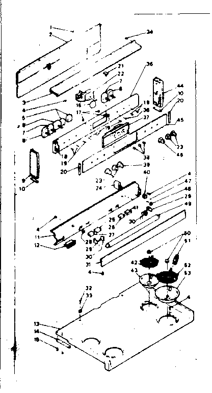 BACKGUARD AND COOKTOP ASSEMBLY