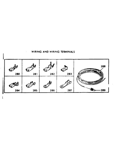Wiring & wiring terminals