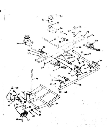 Burner section