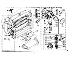 Kenmore 1106801100 wringer and gear case diagram