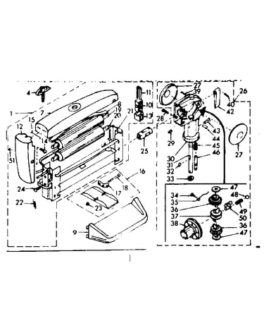 Wringer and gear case
