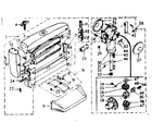 Kenmore 1106801110 wringer and wringer gear case diagram