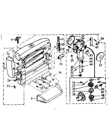 Wringer and wringer gear case