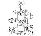 Kenmore 1106801120 machine sub-assembly diagram