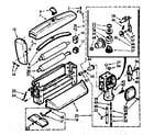 Kenmore 1106801120 wringer and wringer gear case assembly diagram