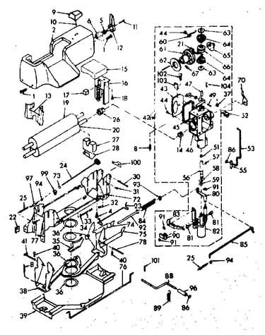 Wringer and gear case