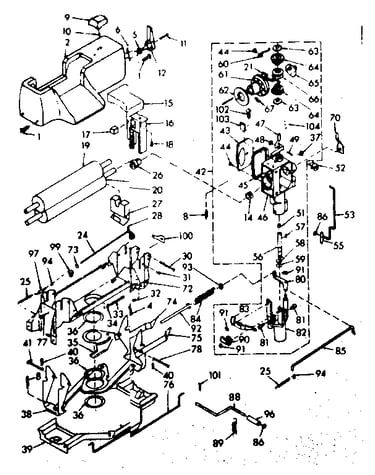 Wringer and gear case