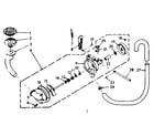 Kenmore 1106802310 pump and pump parts diagram