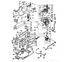 Kenmore 1106802311 wringer and wringer gear case assembly diagram