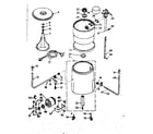Kenmore 1106802312 machine sub-assembly diagram